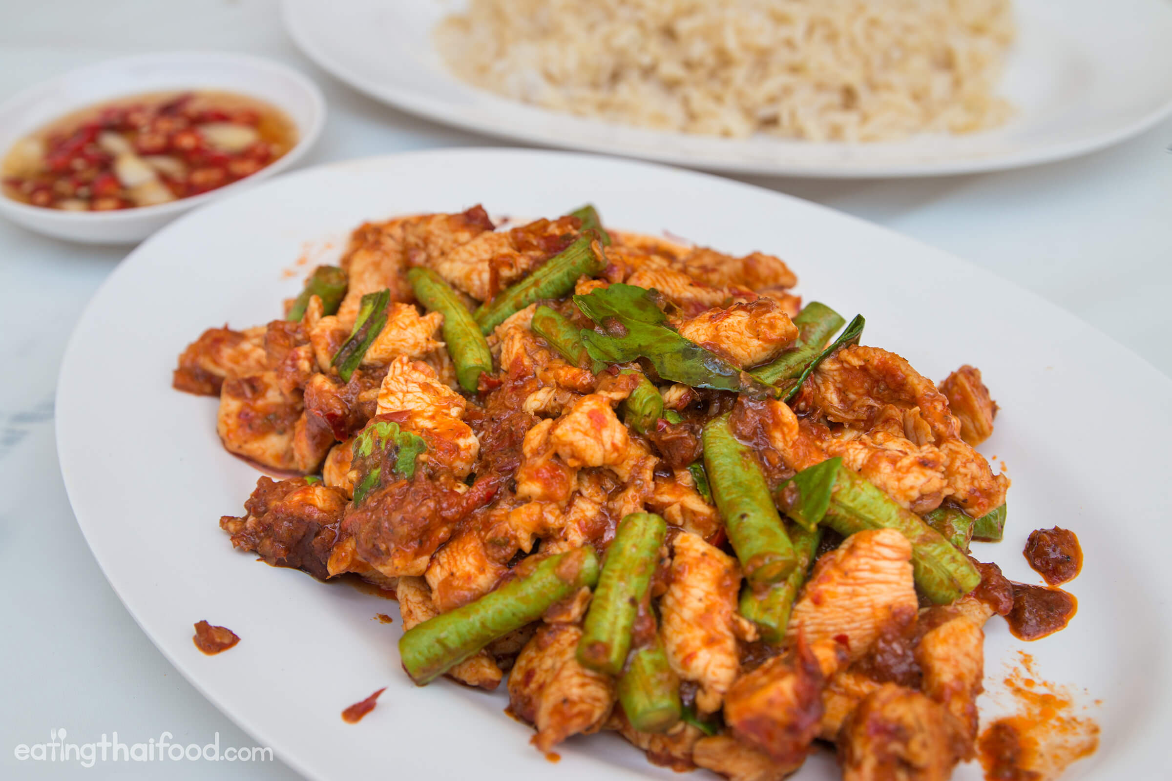 80/90Rice with fried spicy curry