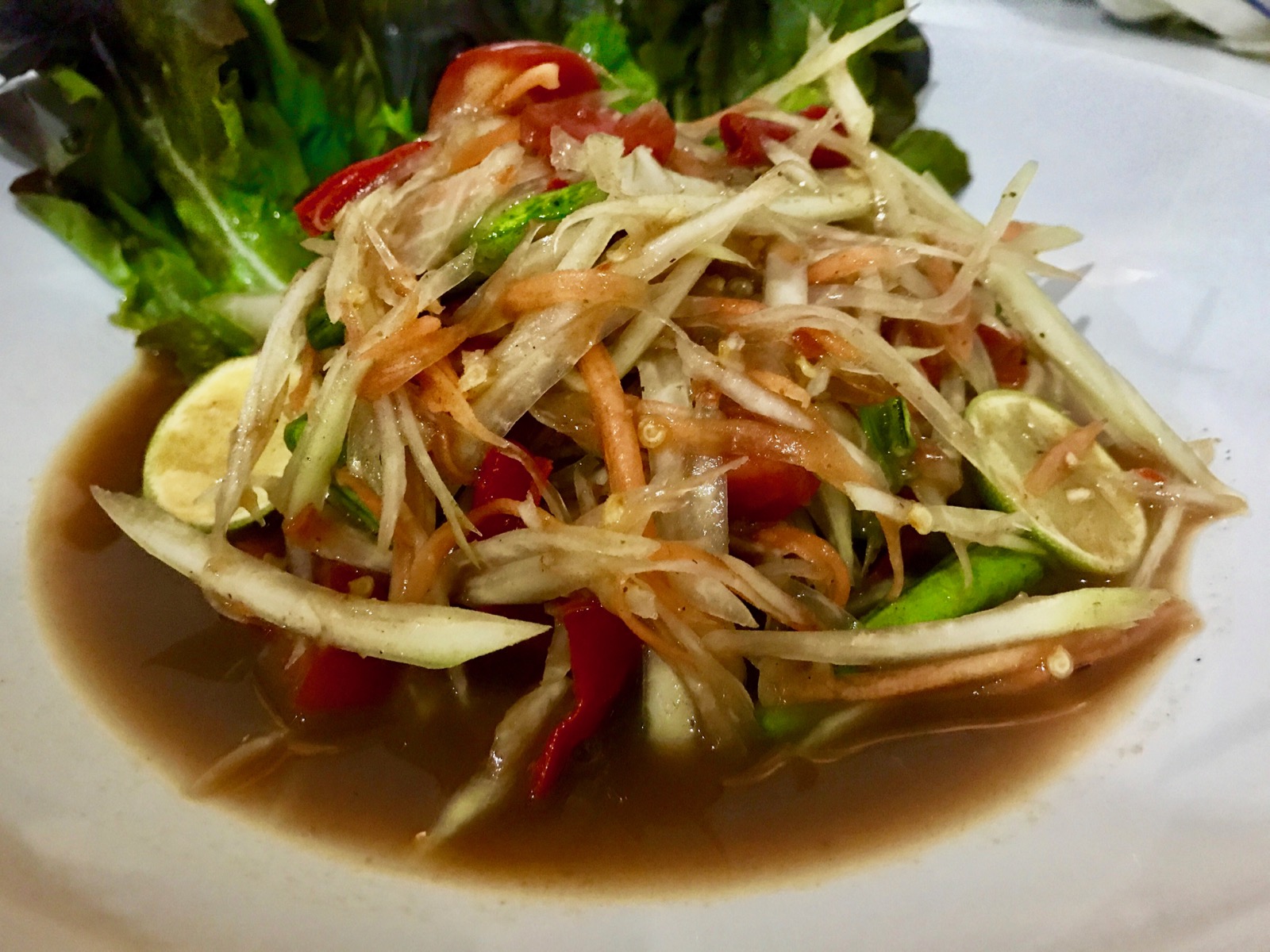 80Papaya Salad Thai Style
